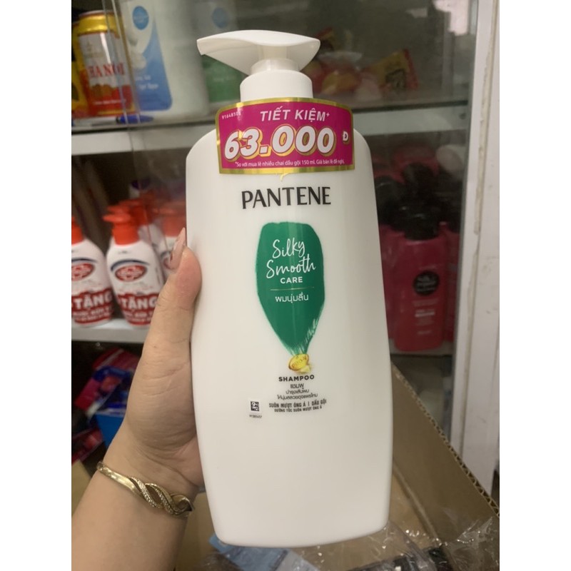 Dầu gội Pantene suôn mượt óng ả 900g ( hàng việt )