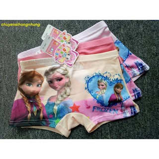 combo 3 quần chip đùi Elsa bé gái.(ảnh thật)