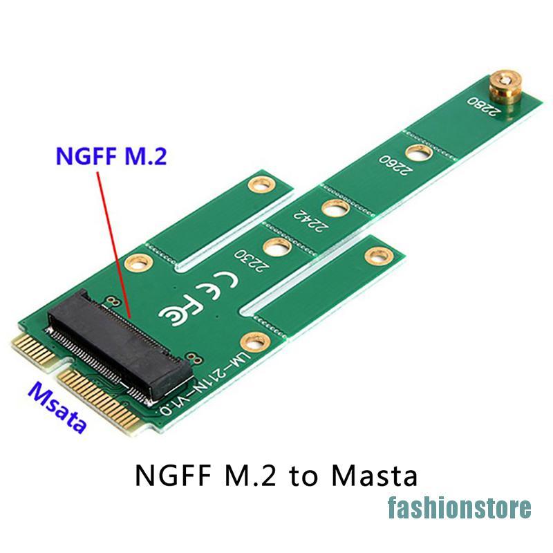 Card Chuyển Đổi Msata To M.2 Ngff 6.0gb / S Cho 2230-2280 M2 Ssd