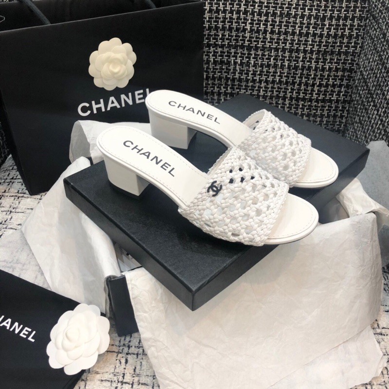 dép quai ngang thời trang nữ phong cách trẻ trung sang chảnh 𝘾𝙝𝙖𝙣𝙚𝙡 CN 𝘾𝙝𝙖𝙣𝙚𝙡