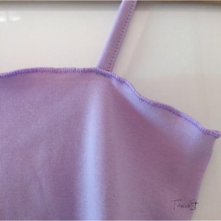 Áo croptop 2 dây cuốn biên