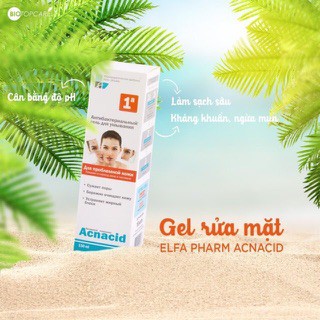 Sữa Rửa Mặt Acnacid Elfa Kháng Khuẩn 150ml