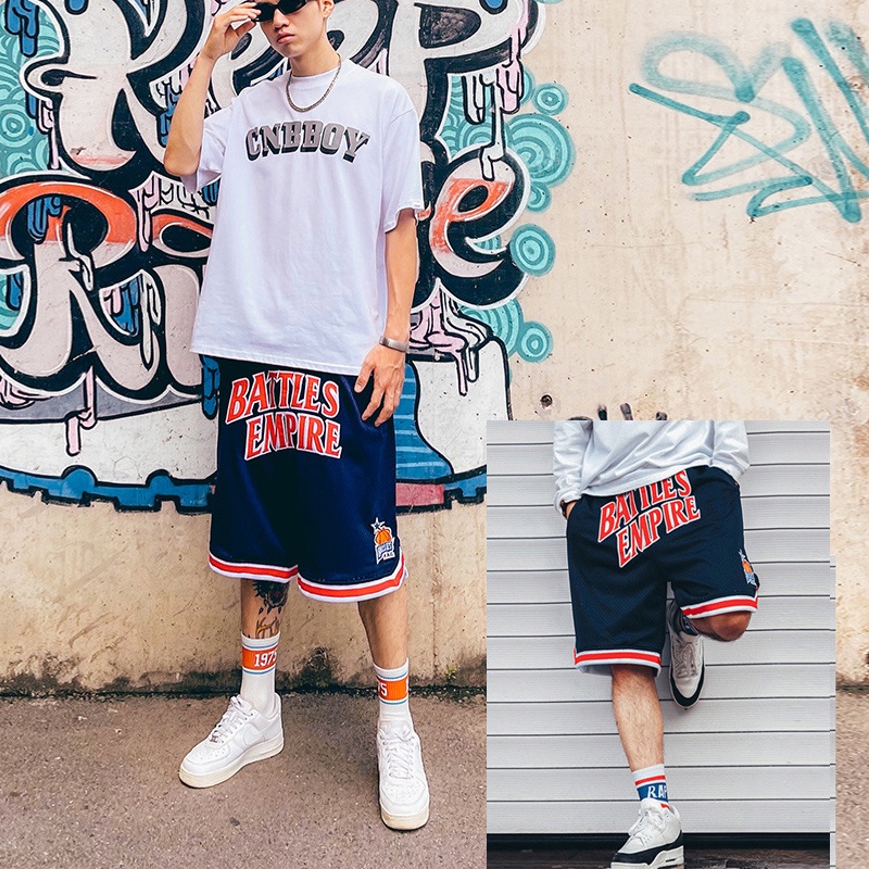 Quần Short Thể Thao Ống Rộng Thời Trang Mùa Hè Dành Cho Nam