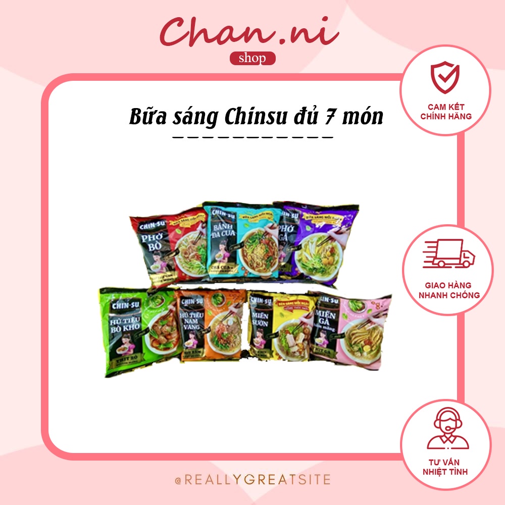 Bữa sáng Chinsu đủ 7 món