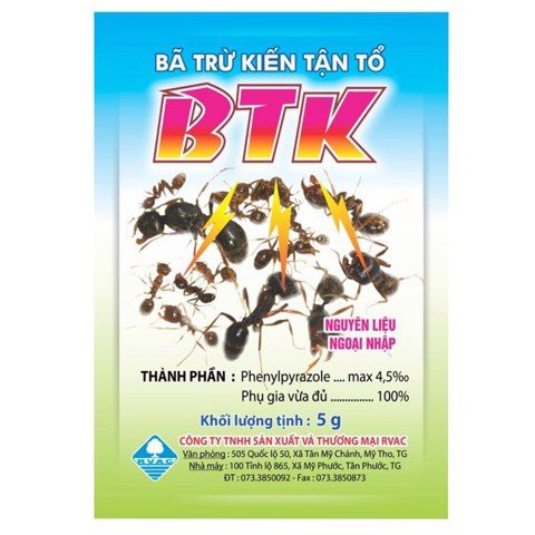 Bả trừ kiến tận tổ BTK - Gói 5g