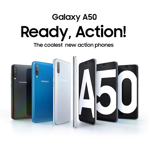 Điện thoại Samsung A50 Ram4/64GB máy chính hãng