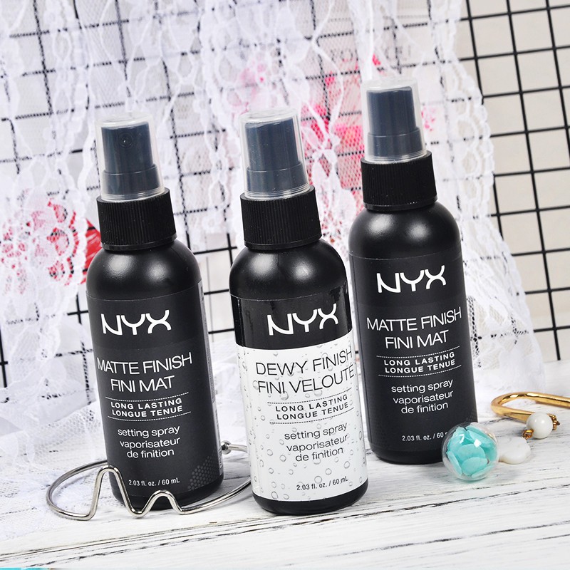 Nyx (Hàng Mới Về) Xịt Khoáng Cố Định Lớp Trang Điểm Chuyên Nghiệp 60ml