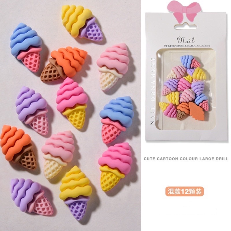 Nailbox thiết kế kẹo ngọt - Màu charm random bất kì