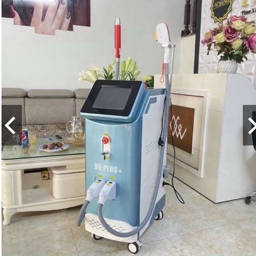 Chính Hãng Máy Triệt Lông Laser  V8 Plus 2020 Máy Triệt Lông Laser 2IN1