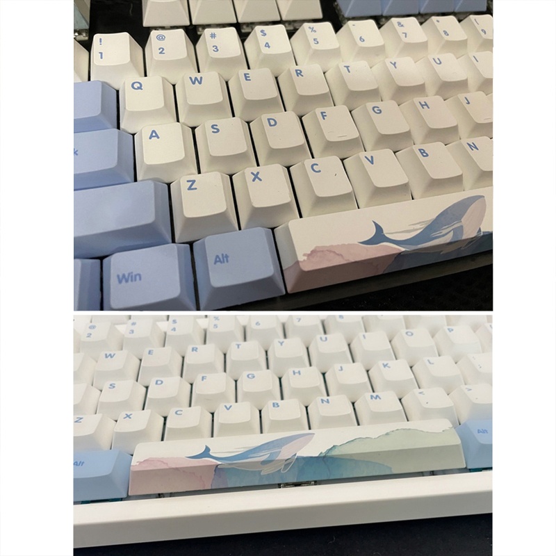 Bộ 110 Bàn Phím Cơ Pbt 5 Mặt Thay Thế In Hình Quả Cherry Xinh Xắn