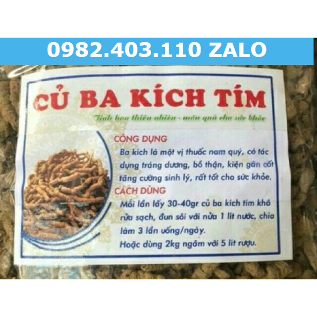 Ba kích tím khô gói 0.5kg hàng loại 1