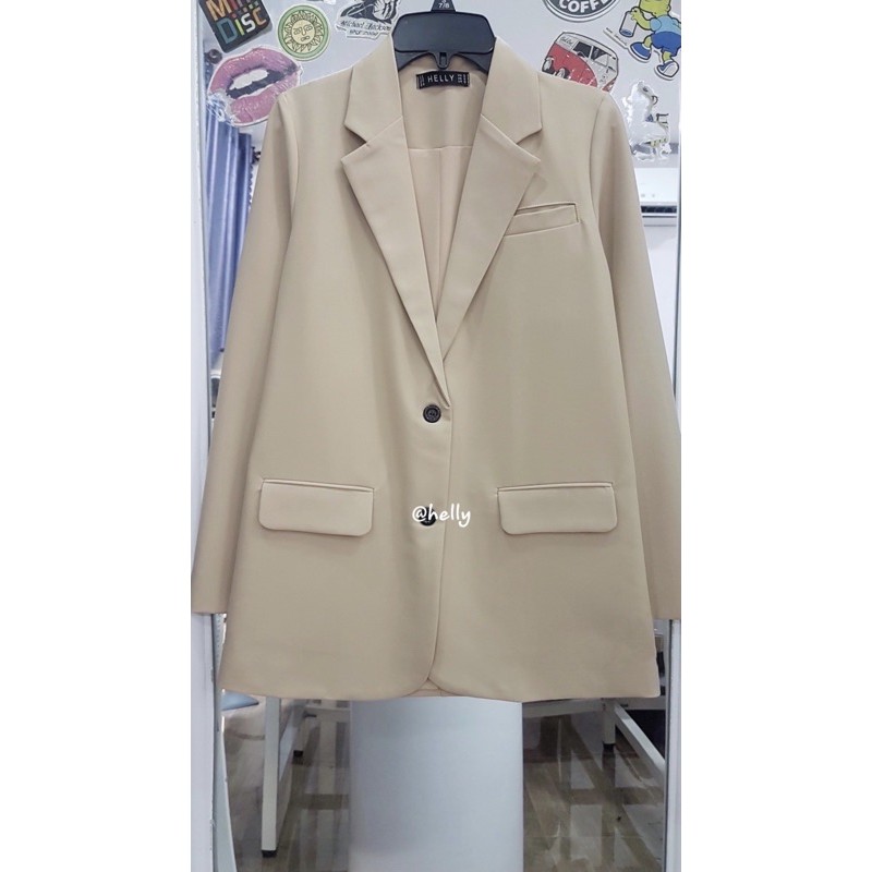 ÁO BLAZER NỮ 2 LỚP FORM SUÔNG | HELLY SHOP | BigBuy360 - bigbuy360.vn