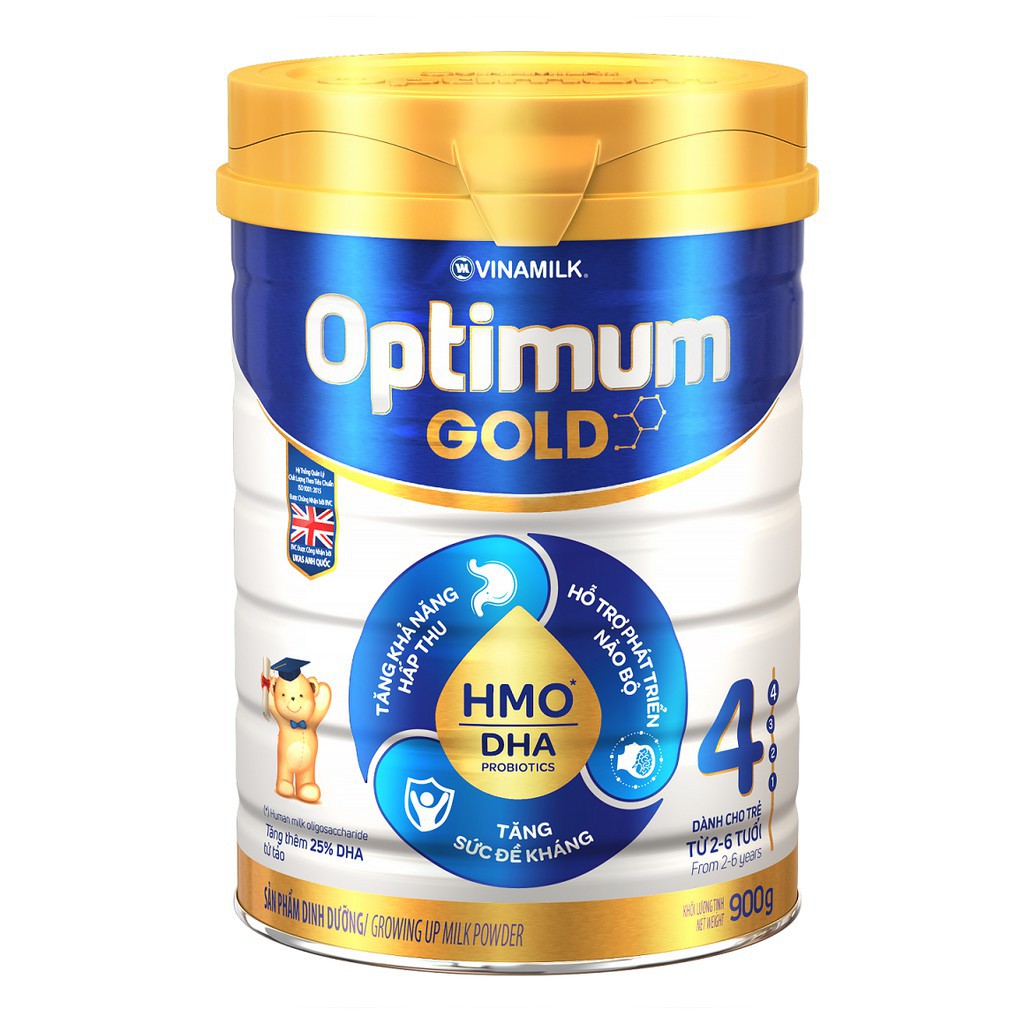 Sữa Optimum Gold 4 900g date mới