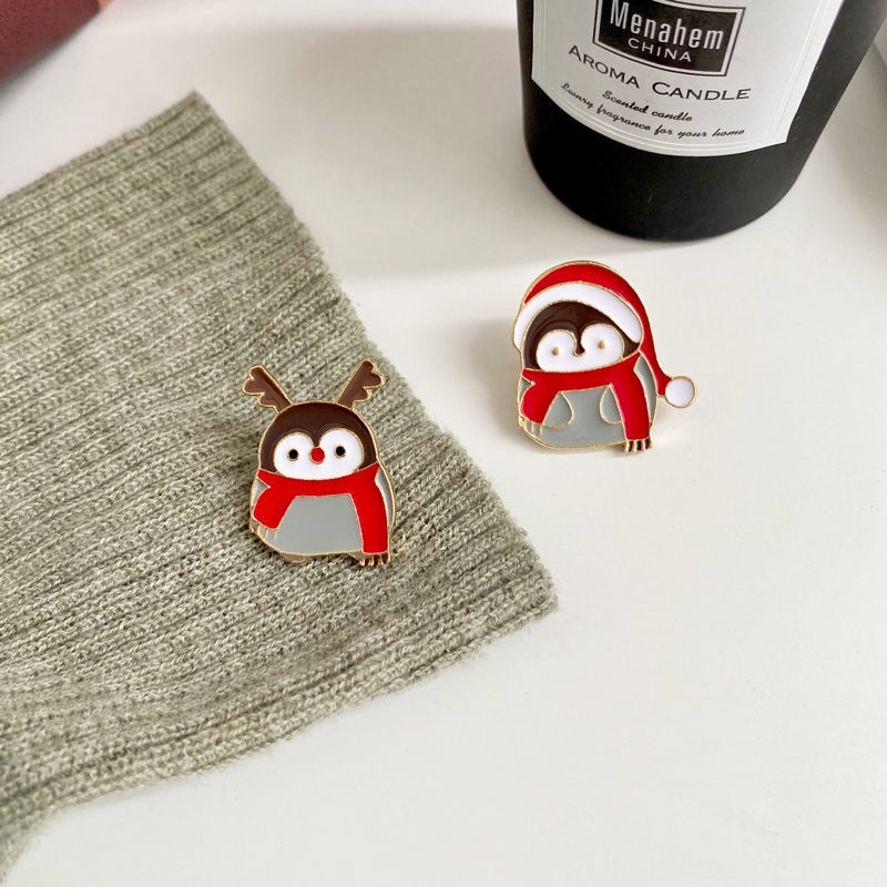 Ghim Cài Áo Hình Chim Cánh Cụt Dễ Thương