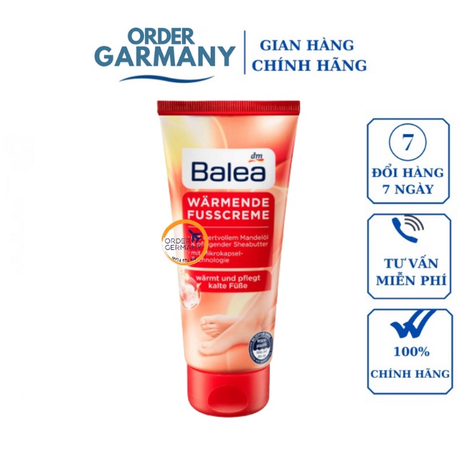 Kem dưỡng ấm da chân và giảm nứt gót chân Balea 100ml