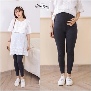 QUẦN LEGGING BẦU COTTON