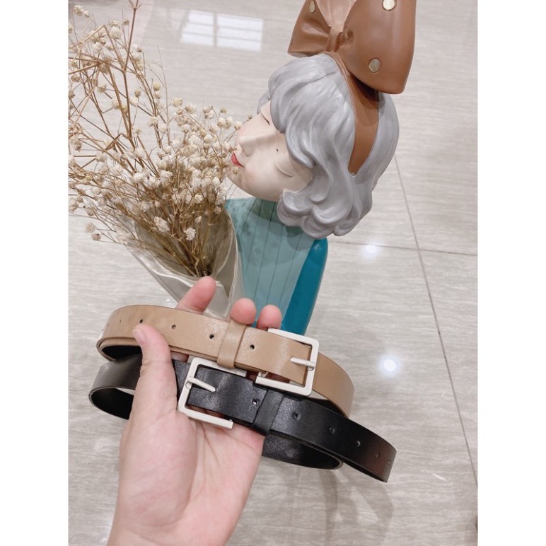 Dây thắt lưng Unisex, dây nịt thời trang basic