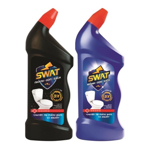 Nước tẩy bồn cầu Toilet Swat siêu sạch/đậm đặc chai 600ml