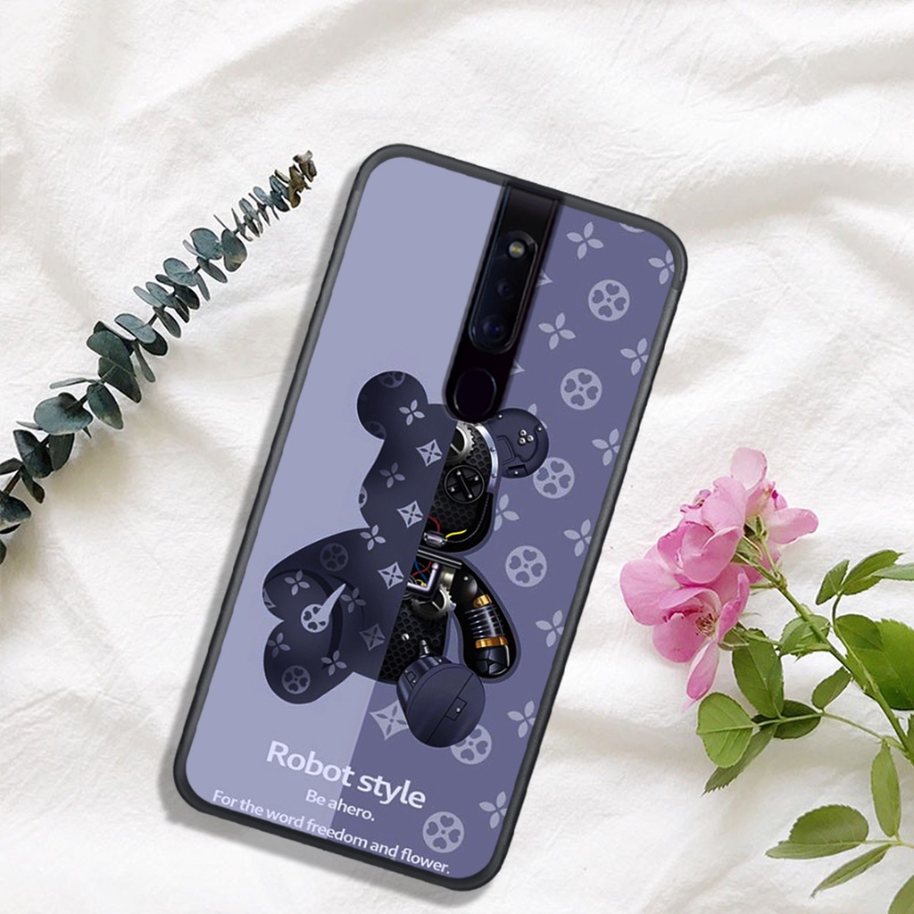 [HOT]ỐP OPPO F11 - F11 PRO , In Hình Gấu Robot họa tiết L-V màu sắc cực đẹp.