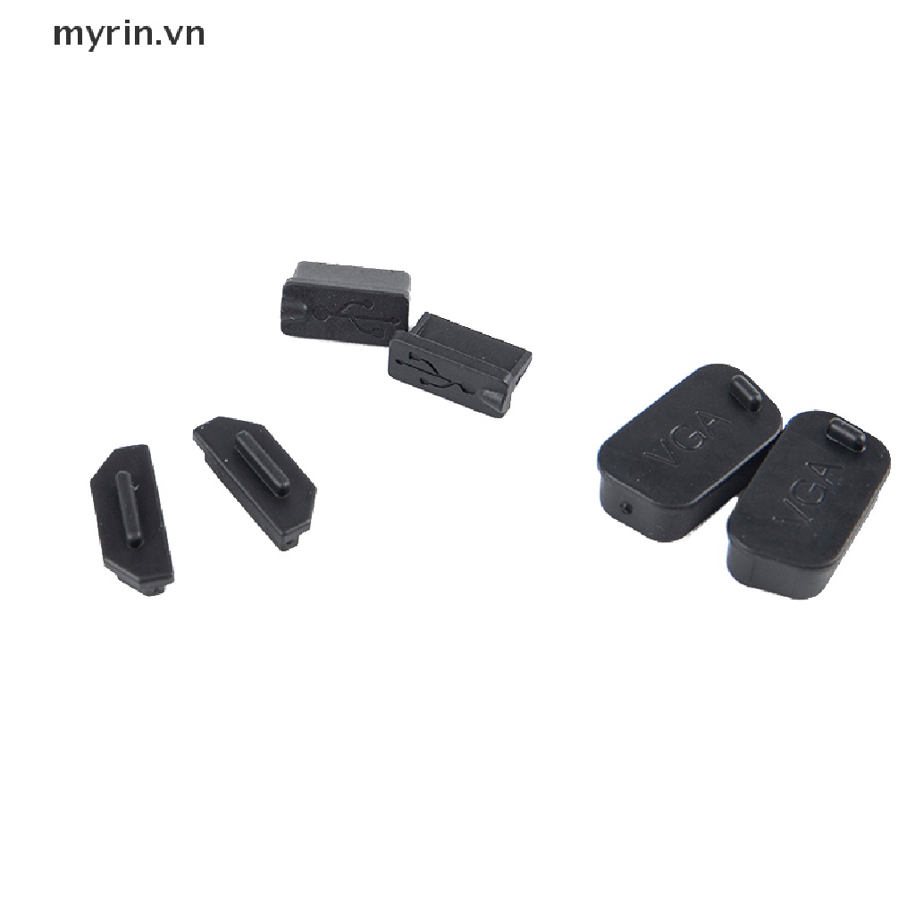 Bộ 10 Nắp Cao Su Bảo Vệ Ổ Cắm USB VGA HDMI