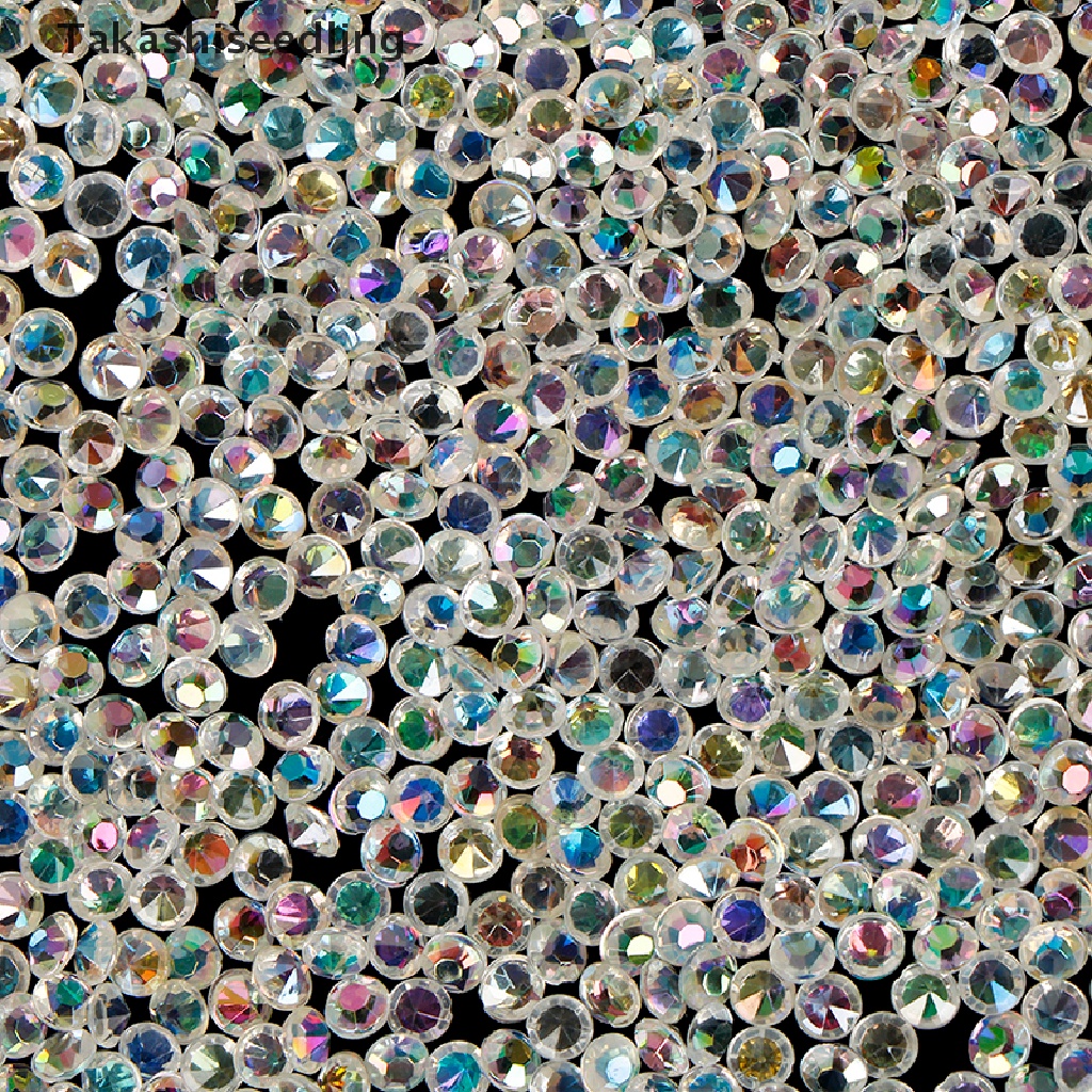 Bộ 200 Viên Kim Cương Giả 4.5mm Trang Trí Tiệc Cưới