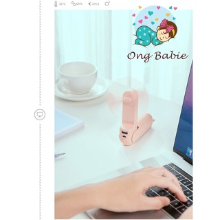 Quạt Mini Cầm Tay 3 in 1 Hình Gấu Bear- Quạt Tích Điện Cầm Tay Jisulife Kiêm Đèn Pin Và Sạc Dự Phòng
