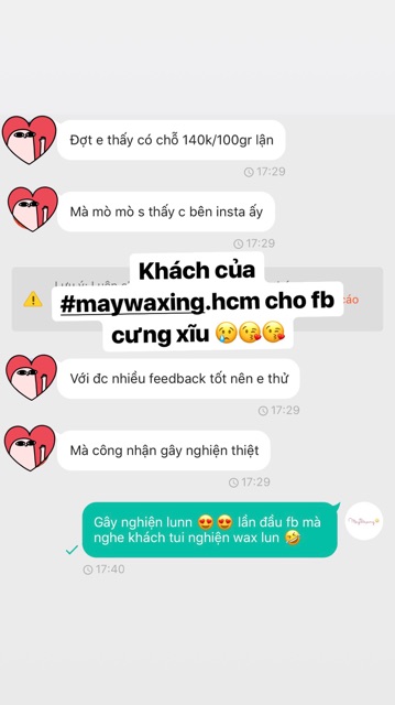 [300g-kèm Que Wax] Sáp wax lông by @maywaxing.hcm