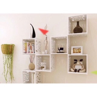 Kệ ô vuông treo tường (1 ô đơn) HOME DECOR