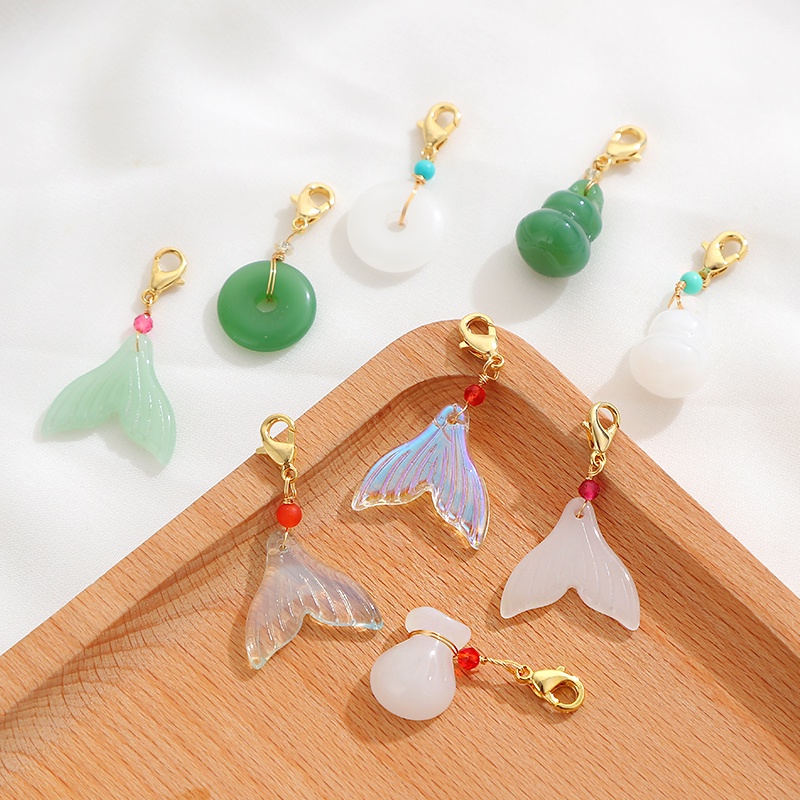 Móc Khóa Đuôi Cá Nhỏ Tự Làm 14K