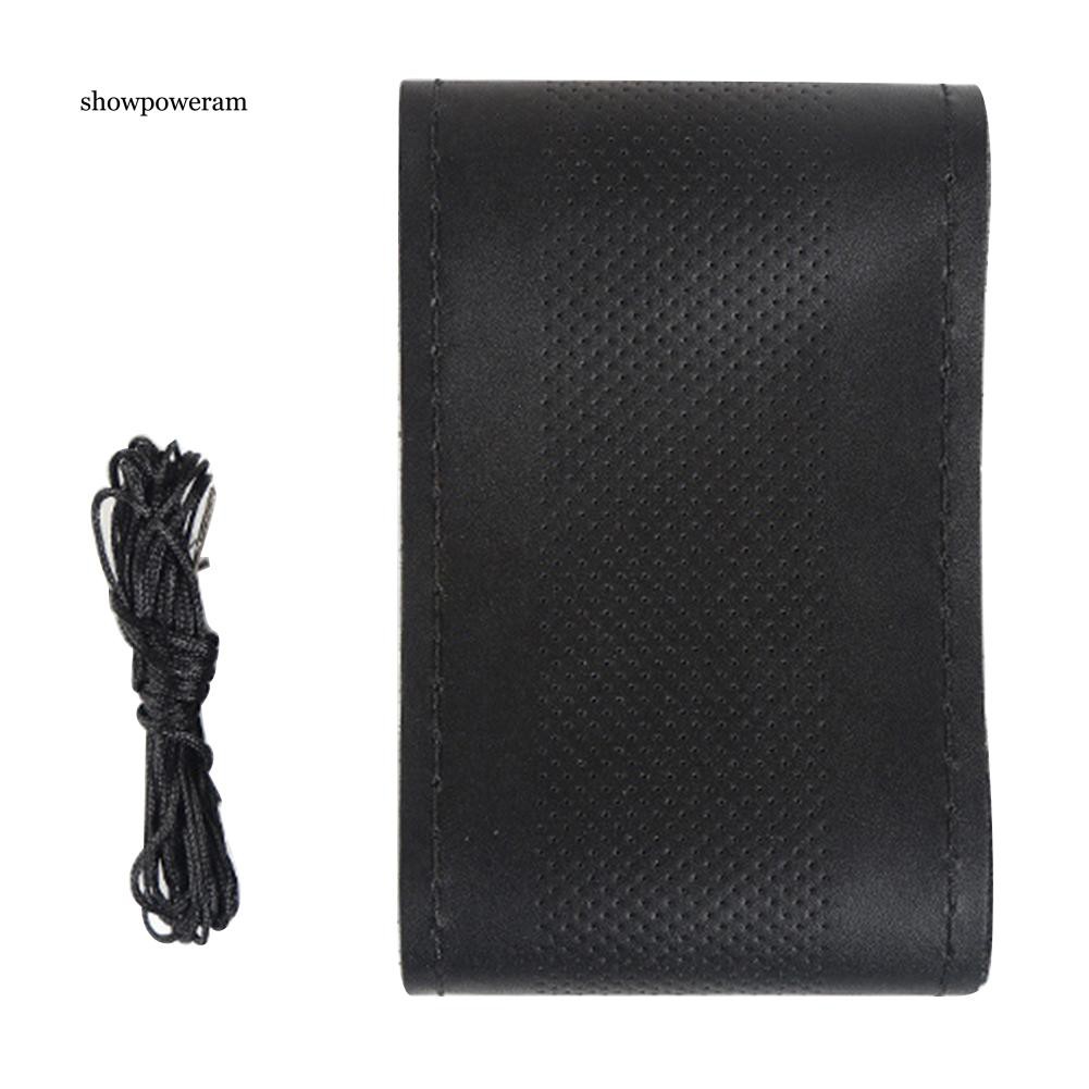 Bọc Vô Lăng Xe Hơi Chất Liệu Da Bò Chống Trượt DIY