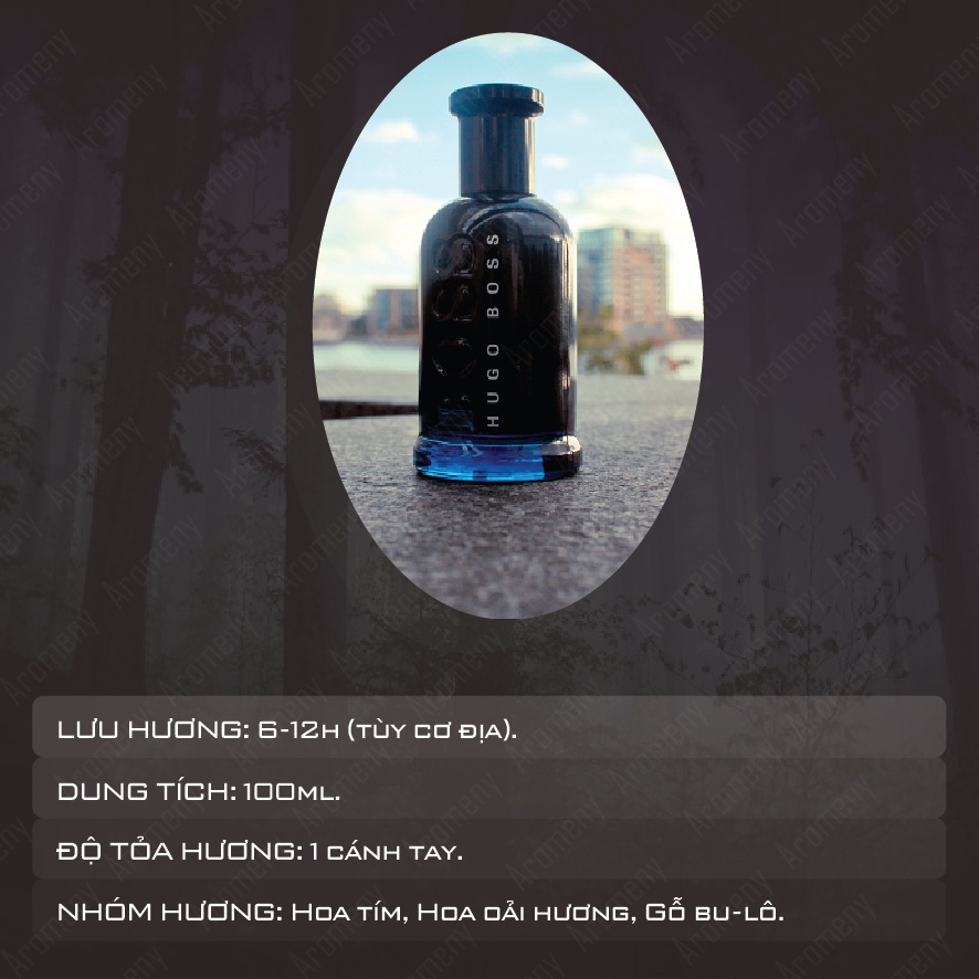 Nước Hoa Nam Boss Bottled Night 100ml – Tinh dầu nước hoa bí ẩn, nam tính lưu hương lâu – Aromeny.Parfume