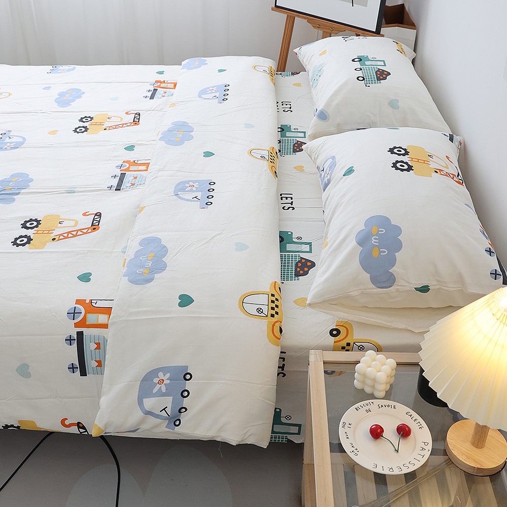 Vải cotton 100% chuyên may ga gối, khổ rộng 2m35