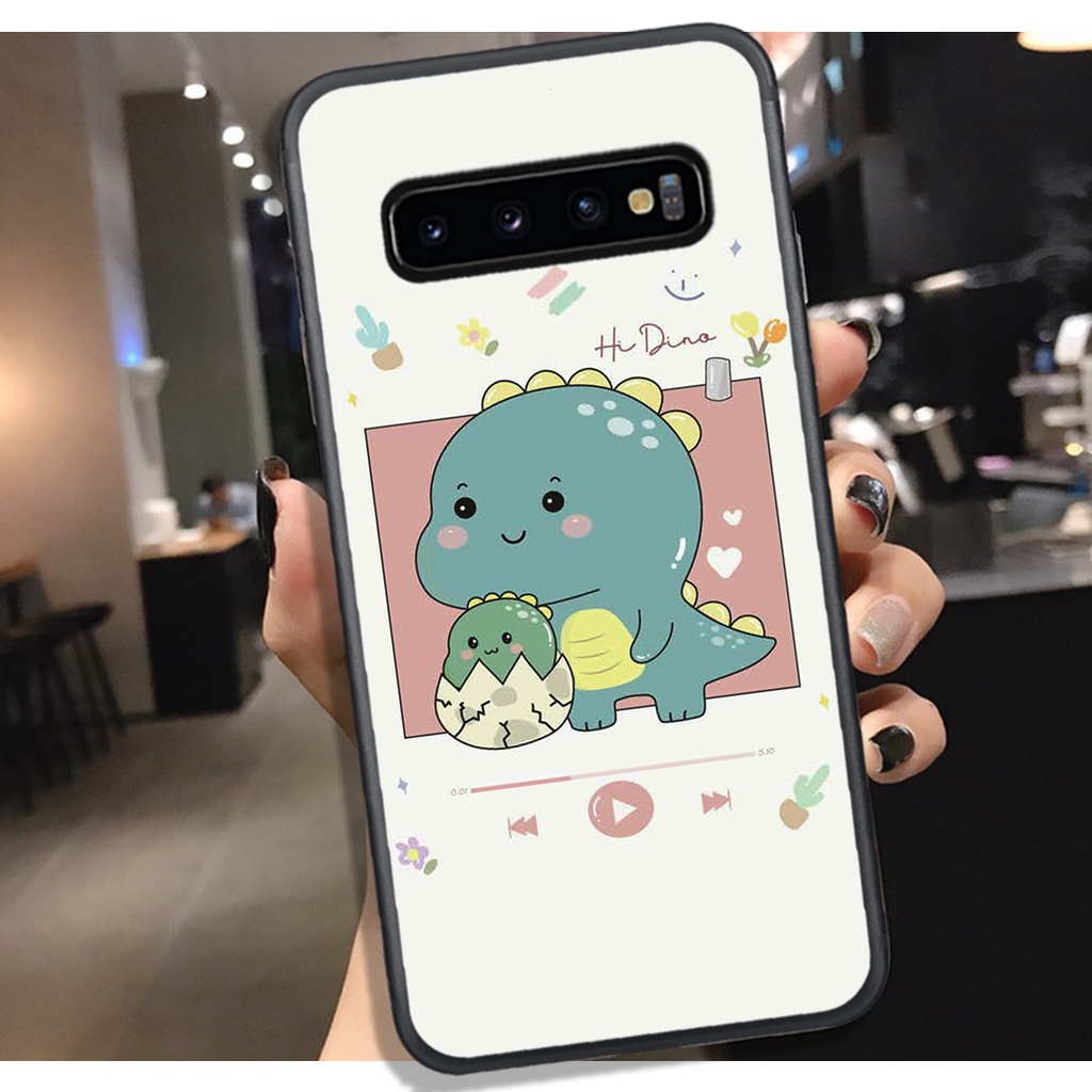 [HOT]ỐP SAMSUNG S10 - S10 PLUS- S10 5G , IN HÌNH KHỦNG LONG CHIBI SIÊU DỄ THƯƠNG.