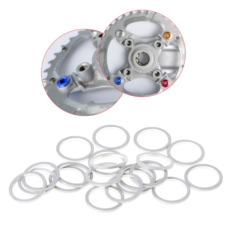 Bộ 20 Vòng Đệm Đơn / Đôi 1mm Bằng Thép Không Gỉ Chuyên Dụng Cho