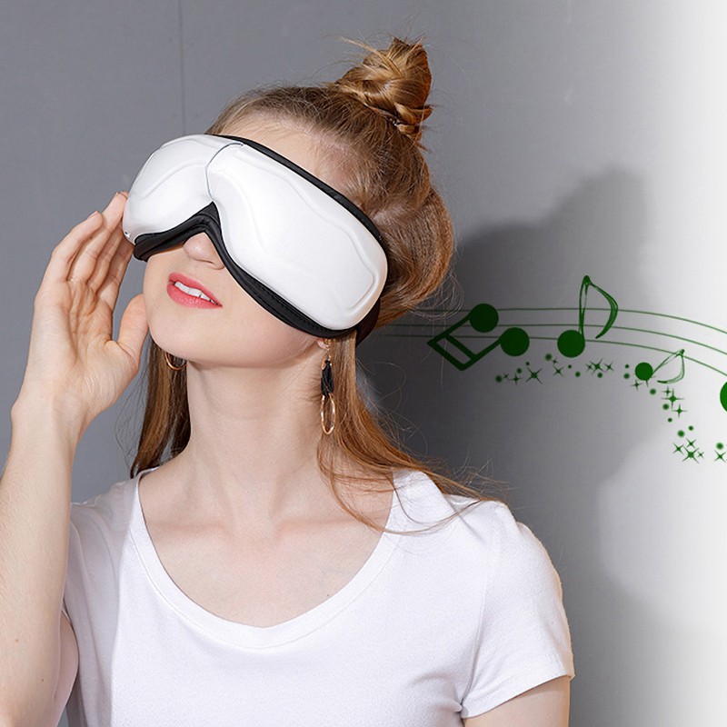 HEALTH HERALD Rechargeable Smart Eye massager Acupoints massage Vibrate Eye Care Fatigue Stress Relief Goggles