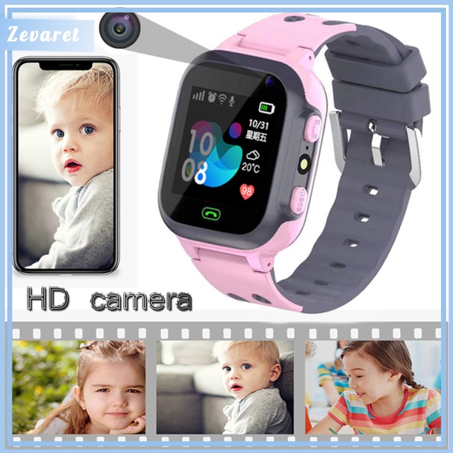 Đồng Hồ Thông Minh Zevaret S1 Chống Nước Màn Hình Cảm Ứng Có Đèn Cảm Ứng Cho Bé