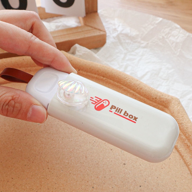 Hộp Đựng Thuốc 7 Ngày Mini Chống Ẩm Dễ Thương