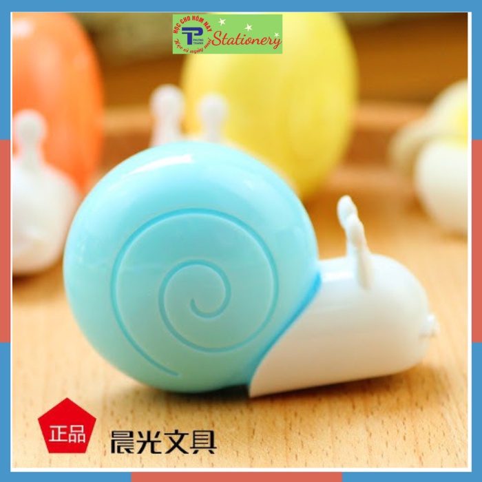 Băng Xóa Kéo Hình Ốc Sên MG 55601 - Thiết Kế Thông Minh Với Đầu Xóa Nằm Ngang Giúp Lực Kéo Êm