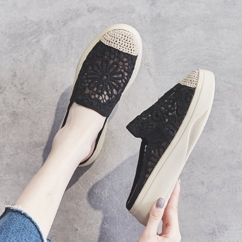 Giày xỏ ngón IELGY phong cách Hàn Quốc dành cho nữ