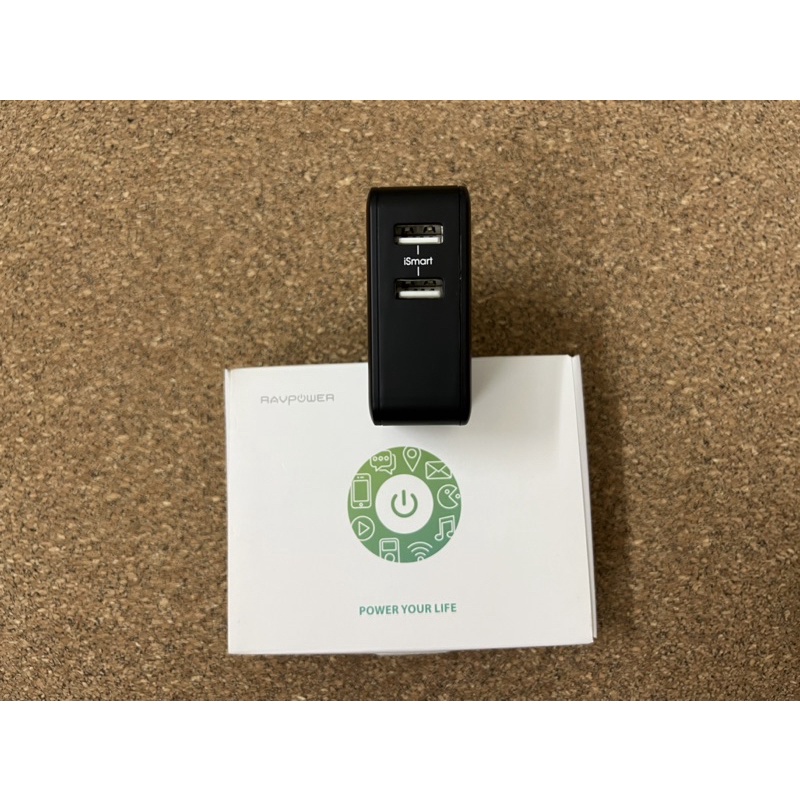 Củ sạc 24w Ravpower RP-PC001 . 2 cổng usb sạc ismart chính hãng
