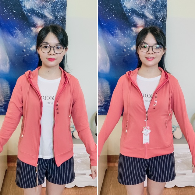 ÁO KHOÁC/ÁO CHỐNG NẮNG THUN COTTON CÓ 4 TÚI, TAY XỎ NGÓN SIZE TỪ 40-75KG | BigBuy360 - bigbuy360.vn