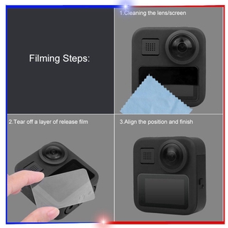 2 kính cường lực bảo vệ màn hình cho camera gopro max