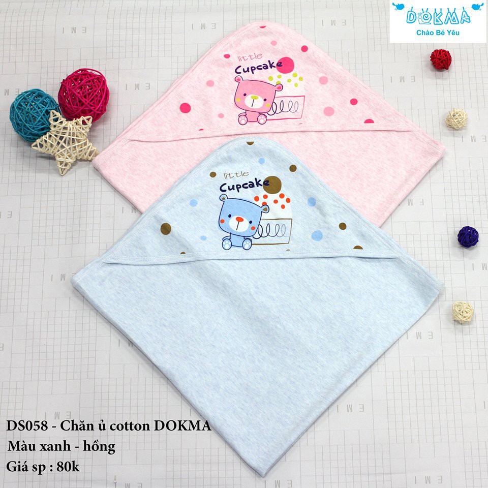 (Thanh lý chọn mẫu) Yếm- Mũ- Ủ cotton chính hãng Dokma