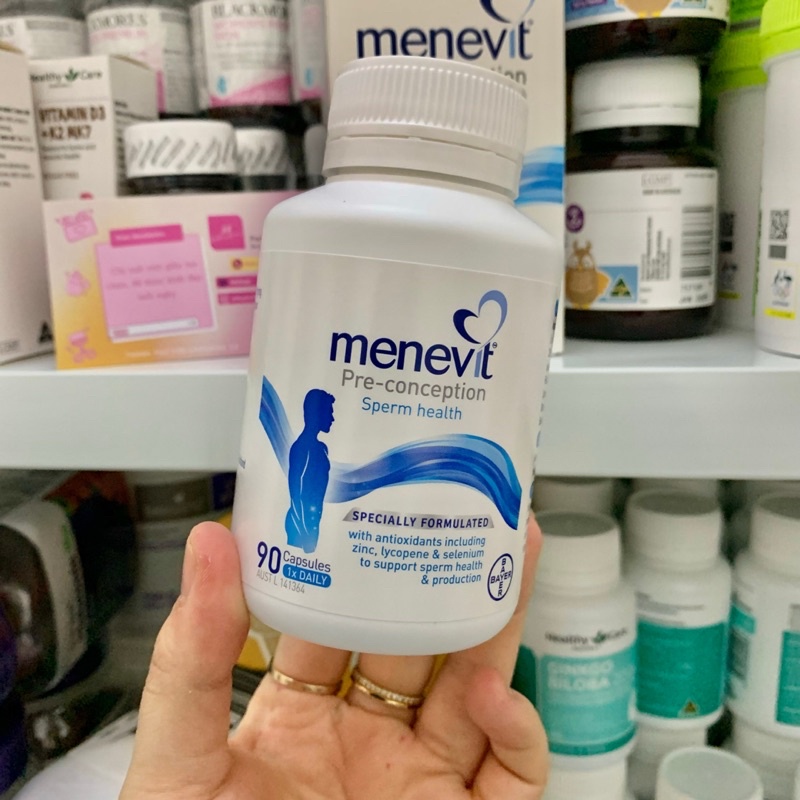 Viên uống MENEVIT- Viamin tổng hợp cho nam giới 90 viên của Úc_mẫu mới