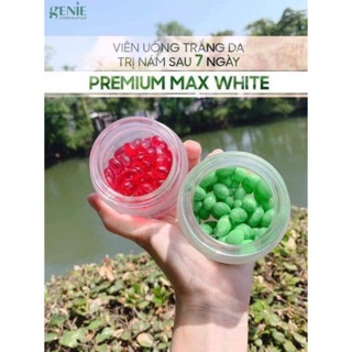 Viên uống trắng da premium max white genie