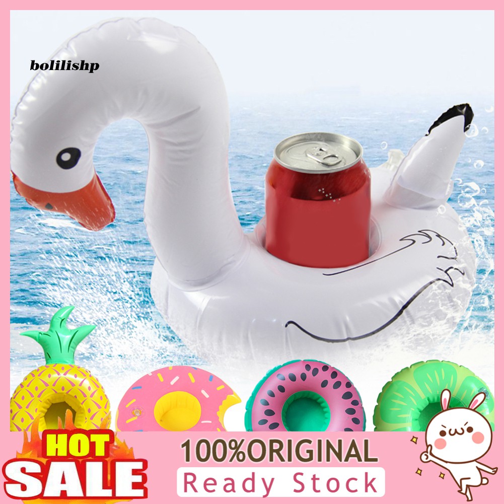 Phao để lon bia/cốc nước bơm hơi dùng cho tiệc hồ bơi