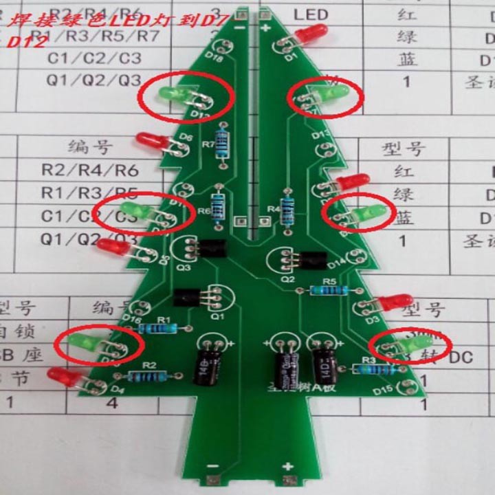 Cây Thông Noen Tự Ráp Giá Rẻ-Linh Kiện Điện Tử TuHu