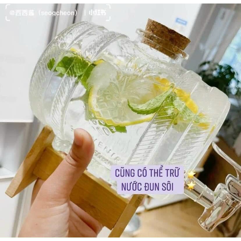 Bình Đựng Rượu ,Nước Chất Đẹp Sang Chảnh Thủy Tinh Giầy Đẹp