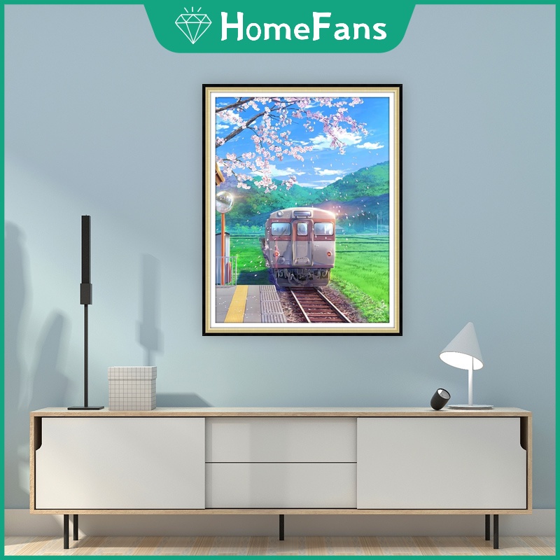 Bộ Tranh Đính Đá 5D Tự Làm Hình Phong Cảnh 30x40cm / 40x50cm