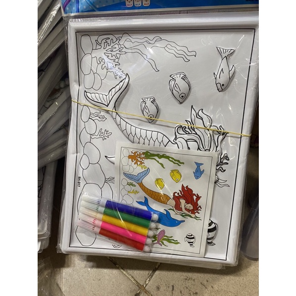 Tranh tô màu 3D